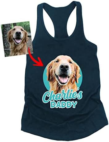 פאוורטס שרטט גופיית כלבים בהתאמה אישית - חולצות כלבים לגברים ונשים מותאמים אישית לכלב אבא ללא שרוולים חולצה