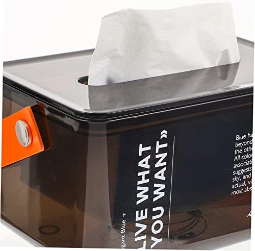 קופסת נייר Besportble תיבת נייר מחזיק מפית למגבות נייר שולחן מתקן תפקוד רב -תפקודי קופסת אחסון קופסת מפיות