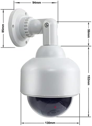 מצלמת אבטחה של דמה מצלמת סוללה המופעלת מצלמה מזויפת עמיד למים מצלמת אבטחה מזויפת מסתובבת עם אור מהבהב LED הן לשימוש