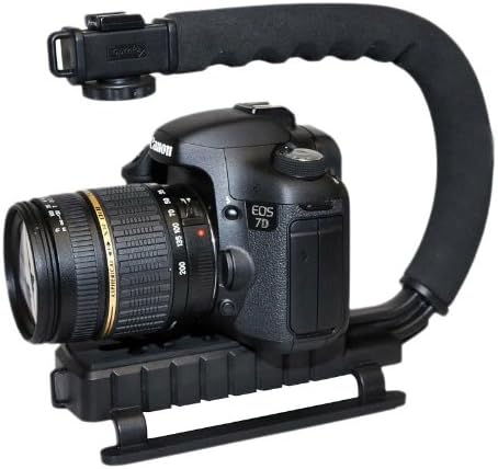 פולארויד אחיזה בטוחה מצלמה מקצועית / פעולת וידיאו ייצוב הידית של הידית עבור JVC Everio E-10, E-200, EX-250, GZ-V500, GX1,