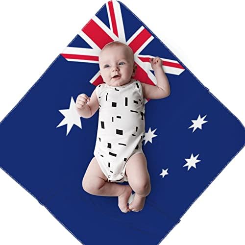 אוסטרליה דגל שמיכה לתינוק מקבלת שמיכה לעטיפת כיסוי חוט -יילוד של תינוקות