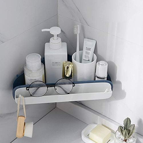 מדפי אחסון מארגני אמבטיה של KLHHHG, מדף פינת אמבטיה אחסון האסלה, מתלה לאחסון פינת מקלחת רכוב על עצמי לעצמי