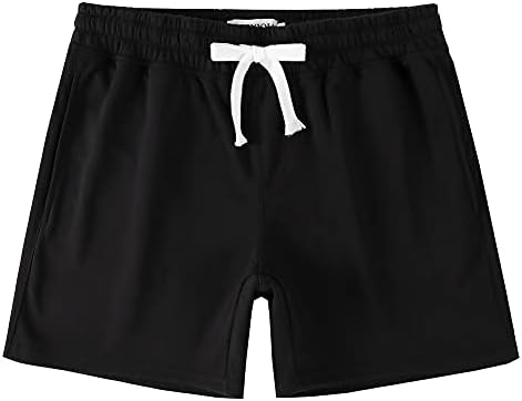 Nimenjjoja Mens 5.5 מכנסי כושר אתלטיים קצרים כותנה ג'וג'ר אימון טרונטן ג'רזי רוכסן מכנסיים קצרים בכיס