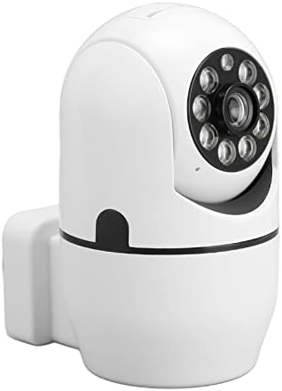 Pusokei Wireless Wireless Outlet מצלמות אבטחה, מצלמת מעקב HD 1080p HD, 360 ° PTZ WiFi מצלמת חיית מחמד לתינוק,