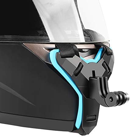 צילום קביעת קביעת אופנוע קסדת סנטר מחזיק סנטר משולבת חגורת קסדה לגיבור GoPro 11 10 9 8 7 שחור כסף לבן 6 5 4/3+