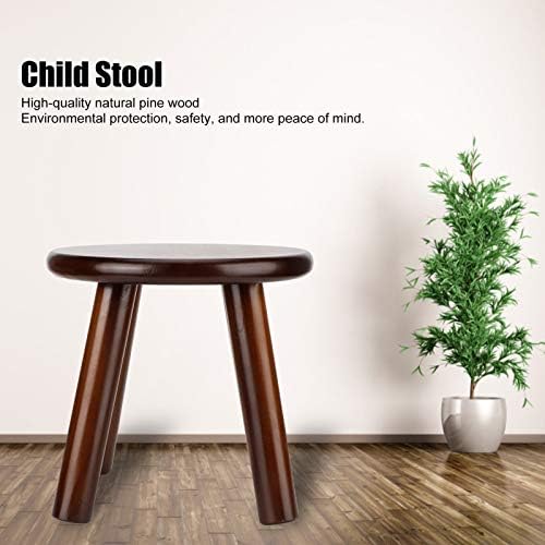 טופינקן רב -מטרה שרפרפי עץ ביתיים ספסל ספסל קטן וחמוד מושב לילדים