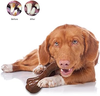 כלב צעצועי עבור לועסים אגרסיביים, בלתי ניתן להריסה עמיד כלב ללעוס צעצועים, שאינו רעיל מזון כיתה ניילון כלב