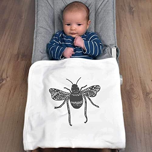 Azeeda 'Bee Bee' שמיכה / צעיף כותנה כותנה