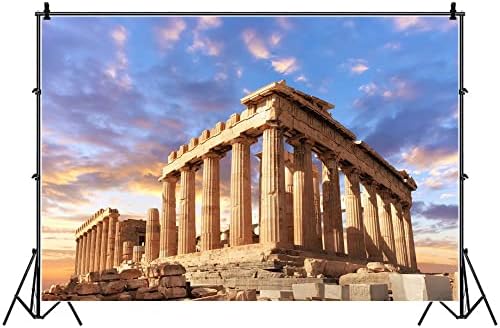 יייל 15 על 10 רגל עתיק יווני חורבות רקע אתונה אקרופוליס היסטורי בניין צילום רקע פרתנון מקדש עמוד רקע ילדים מבוגרים