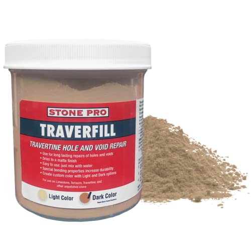 StonePro Traverfill - תיקון טרוורטין - ממלא בורות קטנים, חורים וחללים בטרוורטין ואבן גיר
