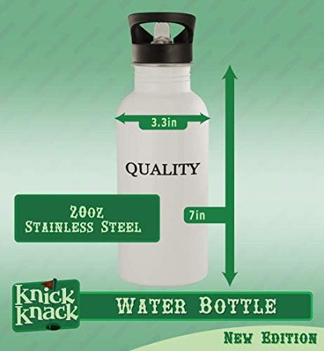 מתנות Knick Knack Periostraca - בקבוק מים נירוסטה 20oz, כסף