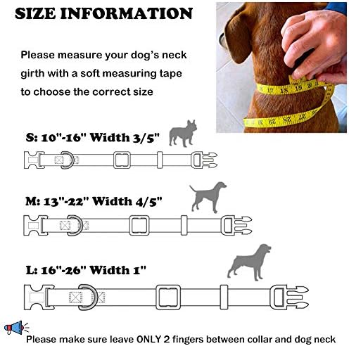דפוס גיאומטרי צווארון כלבים, הדפס שבטי בוהמיה לכלבים גדולים בינוניים קטנים, צווארוני ניילון נערות נערות עם אבזם בטיחות,