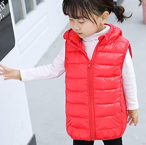 ילדים ילדים פעוט בנים בנות בנות ללא שרוולים מעילים מוצקים של מעיל ברדס עם מעיל מעיל עם מעילי פעוטות חיצוניים לבנים