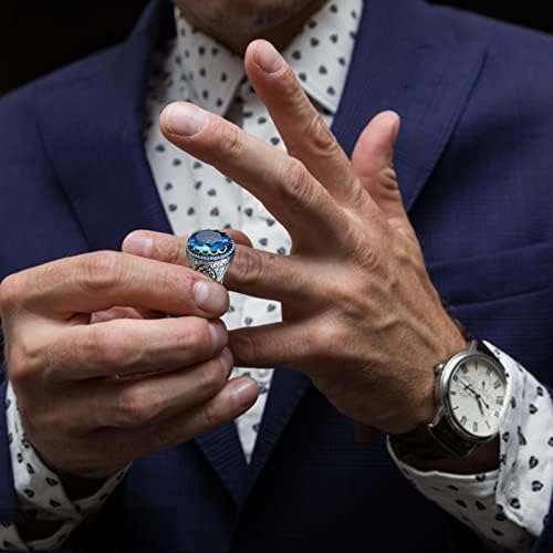 מלא אצבע טבעות לנשים עגול טבעת טבעת גדול יהלומי טבעת חן טבעת טבעת יהלום מתנת טבעת בציר יהלומי טבעת ספיר צורת טבעת גדול