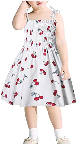 ריאלדו פעוט שמלות תינוקות שמלות שמלת קיץ תלבושות רצועה ללא שרוולים מזדמנים נסיכה פרחונית חמודות שות