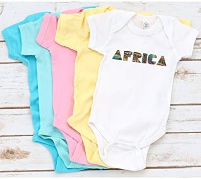 Triplebdesigns אפריקה חמוד גוף גוף חמוד יולדת תינוקת דגל דגל רומפר