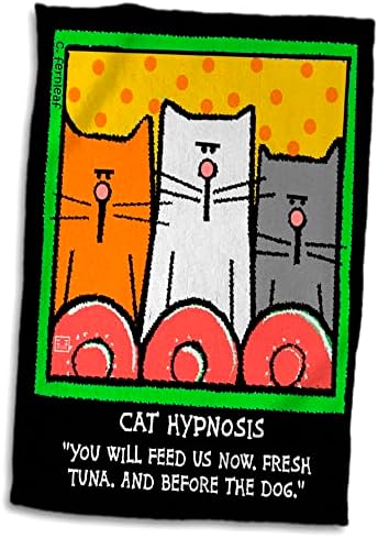 3drose hypnosis, חתולים מצוירים, חתולים, חתול, חתולים מצחיקים, גורים. חיות מחמד. - מגבות