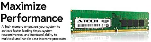 מודול A-Tech 16GB עבור ג'יגה-בייט GA-Z270MX-Gaming 5-DDR4 PC4-21300 2666MHz ECC UDIMM 2RX8-זיכרון שרת זיכרון שרת