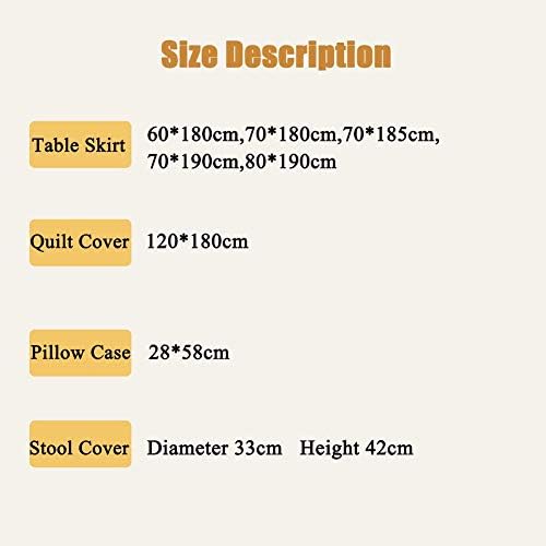 ערכות גיליון שולחן עיסוי ז'ואן, חצאית שולחן עיסוי מיקרופייבר סט 4 חתיכות כיסוי מיטת יופי עיסוי סלון מיטת