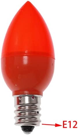 12 יחידות 12 אדום בסיס דקור נורות מלח מנורת הוביל אור הנורה דקורטיבי לילה אור הנורה מיני מנורת מחרוזת אורות,