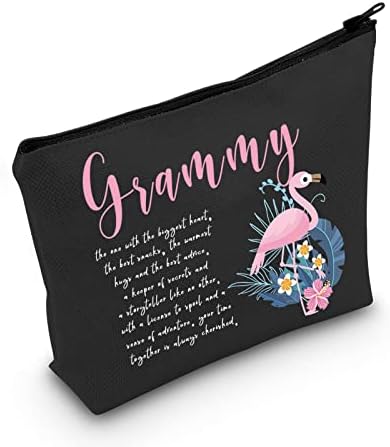 CMNIM סבתא מתנות תיק איפור סבתא מתנות ליום הולדת מהנכדות לסבתא היא שומר על תיק כיס רוכסן סודות