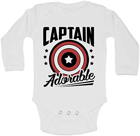 גיבור סופר חמוד חדש קפטן גוף גוף מקסים - חולצות ילדים טרנדיות קטנות