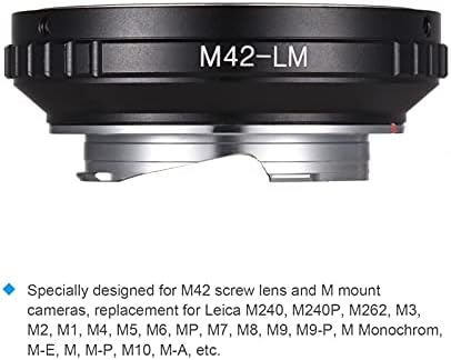 Xixian M42 -LM מצלמה עדשת מתאם החלפת טבעת החלפת M42 בורג העדשה למצלמת Leica M240 M240P M262 M3 M2 M1 M4 M5 M6 MP M7