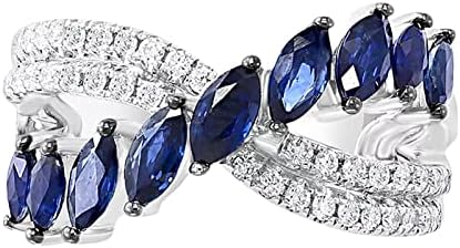 מתנה ליהלום יום הולדת טבעת טבעת יום יום הולדת יום הולדת טיפה כהה מעורבות מים קריסטל נשים