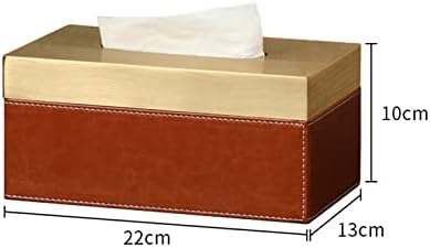 קופסת רקמות נייר גרט מתכת בית מגורים בית מלון בית מלון שולחן שולחן שולחן עבודה תיבת אחסון נייר (צבע: A, גודל