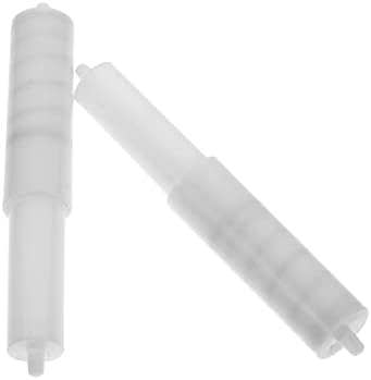 מלון Sewacc 6 יחידות לפירים טעונים הכנס ליבת מוט מוט נשלף מחזיק פלסטיק לבן החלפה לבנה נייר טואלט רקמת סליל רקמת אמבטיה קפיץ