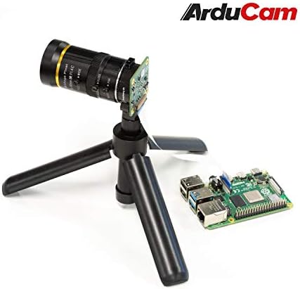 ארדוקאם 8-50 ממ C-Mount עדשת זום עבור מצלמת HQ של Raspberry Pi Pi, עם מתאם C-CS, עדשת טלסקופ תעשייתית