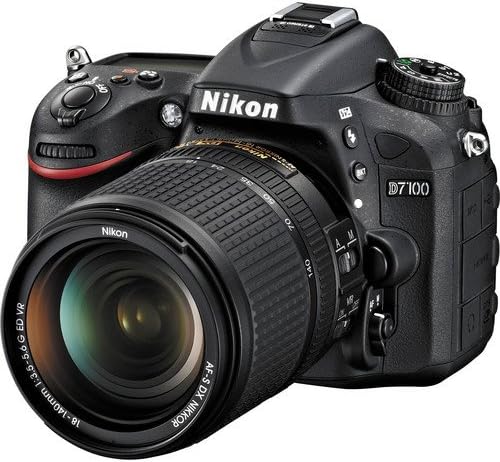 Nikon D7100 24.1 MP-Format CMOS CMOS Digital SLR חבילה עם 18-140 ממ ו- 55-300 ממ VR Nikkor Zoom עדשת
