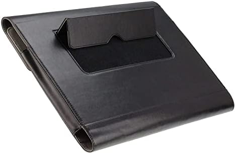 מארז פוליו עור שחור של Broonel - תואם ל- Asus Zenbook 14 Flip Oled 14 מחשב נייד