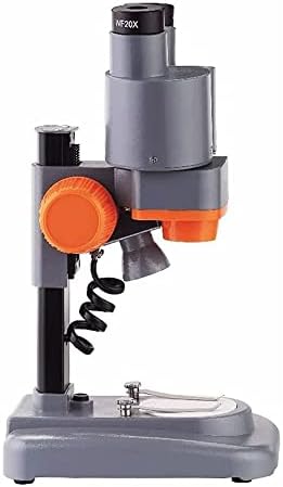 מיקרוסקופ לילדים סטודנטים 40 פעמים דגימה מיקרוסקופ לילדים עם 20 פעמים עיניות הוביל אור מקור נייד סטריאוסקופ