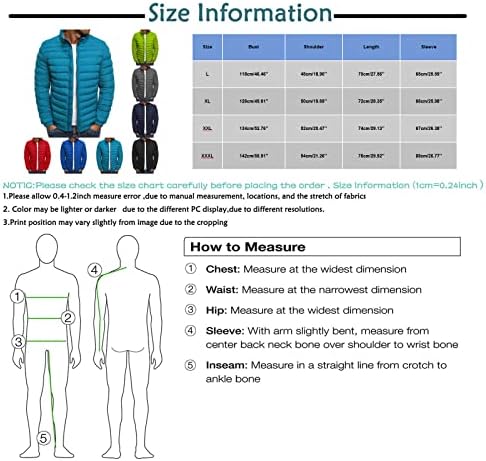 מעיל גברים, פלוס מעילי שרוול ארוך בגודל גברים מגמה חורף פעיל צוואר גבוה מעילים מעילים מתאימים לצבע אחיד 1