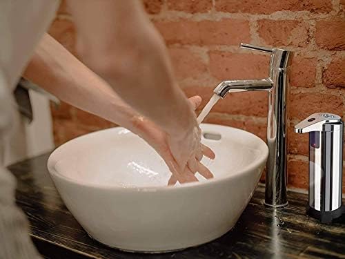 פרי-גו-סיבוב 8 גרם ידיים מתקן סבון אוטומטי בחינם עם בסיס אטום למים וידיים חופשיות תנועה אינפרא אדום!