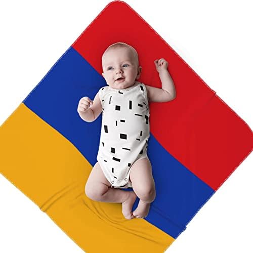 דגל ארמני שמיכה לתינוק מקבלת שמיכה לעטיפת כיסוי חוט -יילוד של תינוקות