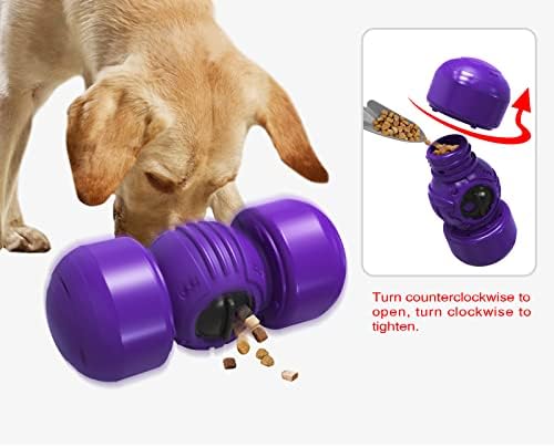 ChaoGKM מחלק צעצועי כלבים, צעצועי פאזל לכלבים, צעצועי כלבים אינטראקטיביים, צעצועי כלבים לשעמום ומגרה, אוכל