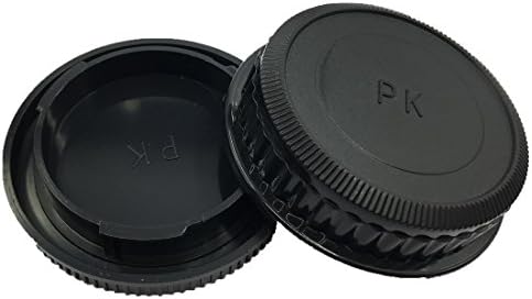 Homyword 2 חבילה כובע גוף ומצלמה מכסה לן אחורי סט עבור מצלמות DSLR של Pentax & Pentax K-Mount עדשה מתאימה