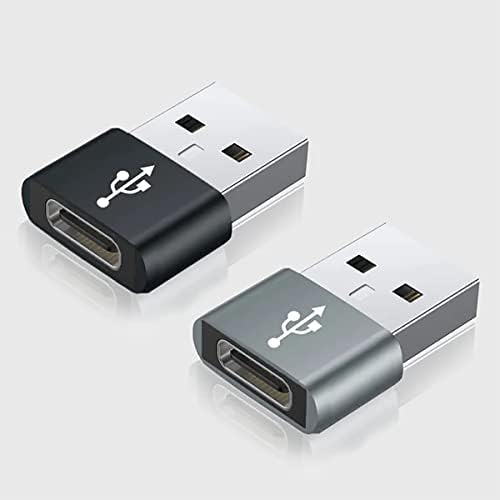 USB-C נקבה ל- USB מתאם מהיר זכר התואם את Lenovo Z2 Plus שלך למטען, סנכרון, מכשירי OTG כמו מקלדת, עכבר, מיקוד,