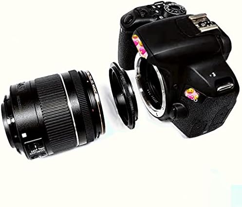 Yadsux EOS-52 ממ מסנן מאקרו הברגה הפוך הפוך מתאם מתאם טבעת תואמת ל- Canon EOS 1D/1D