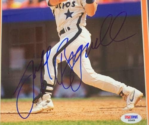 ג'ף באגוול חתימה 8x10 תמונה ממוסגרת Astros PSA/DNA D25429 - תמונות MLB עם חתימה