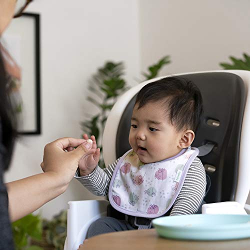 כושר המצאה קל אוכל 4-חבילה סופג טרי מגובה כותנה תינוק סינר סט לאכילה או בקיעת שיניים