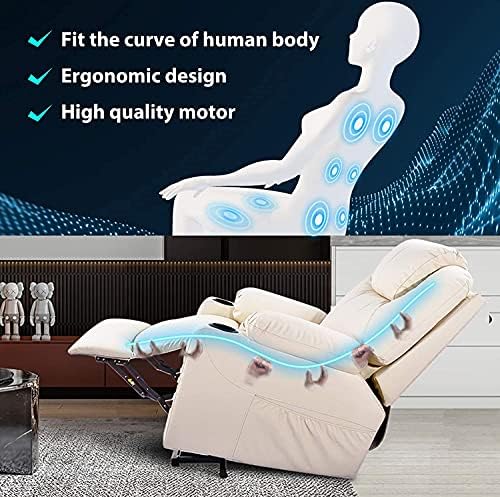 Vocken יוקרה עיסוי חשמלי כיסא חשמל הרמת הכוח כסאות כורסה פנאי ספה רכה גוף מלא שיאטסו כורסא כורסה להורים