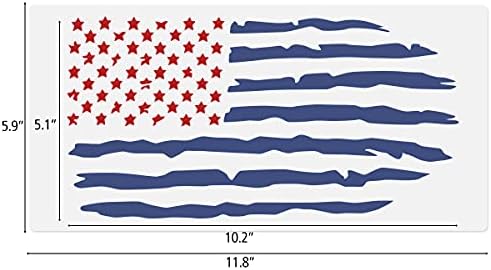 2 חבילות אנחנו העם שבלונות דגל אמריקאי, תבניות פלסטיק לשימוש חוזר לעיצוב בית אמנות קיר מעץ עשה זאת בעצמך 6איקס 12