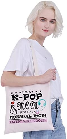 Cmnim k פופ k חובבי דרמה מתנה מתנה kpop תיק תיק Kpop סחורה שקית אחסון חיים של אמא חמודה לאמא k-pop למעט הרבה יותר קריר