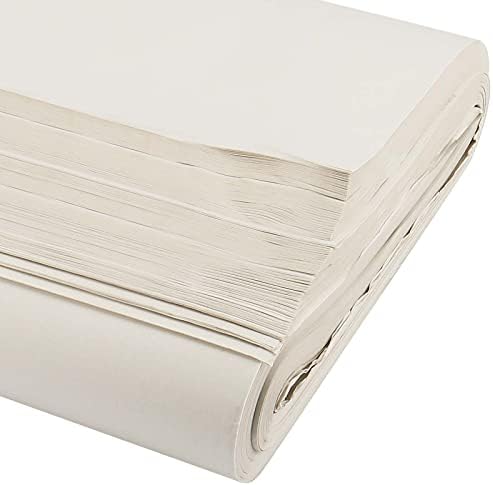 מוקליי 400 גיליונות נייר אריזת נייר עיתון בגודל 17 על 27 אינץ', גיליונות נייר אריזה לתיבות נעות, גיליונות נייר עיתון ריקים