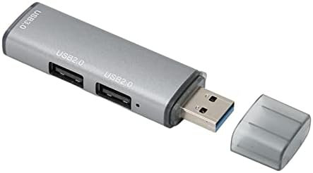 תחנת עגינה של Naroote USB 3.0, USB 3.0 Hub 3 סגסוגת אלומיניום פורט