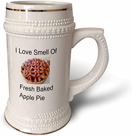תמונת 3 של מילה אני אוהבת ריח של פאי תפוחים אפוי טרי - 22oz שטיין ספל