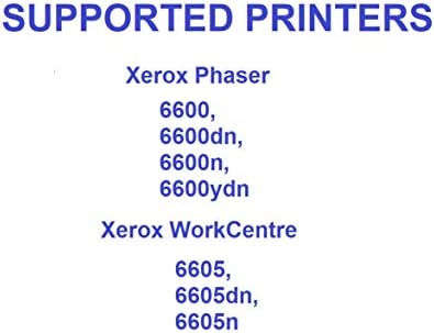 ספידי טונר זירוקס 6600 תואם לייזר החלפת מחסנית עבור מדפסת, שחור